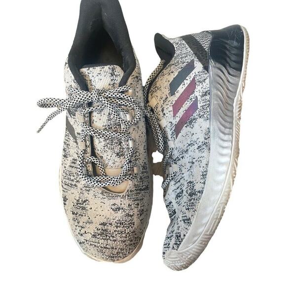 Adidas Harden B EX MVP ART CG5982 White Grey Reflect Marble Men’s Sneakers 8.5